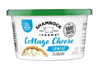 Shamrock Farms Low Fat Cottage Cheese 8 Oz Walmart Com