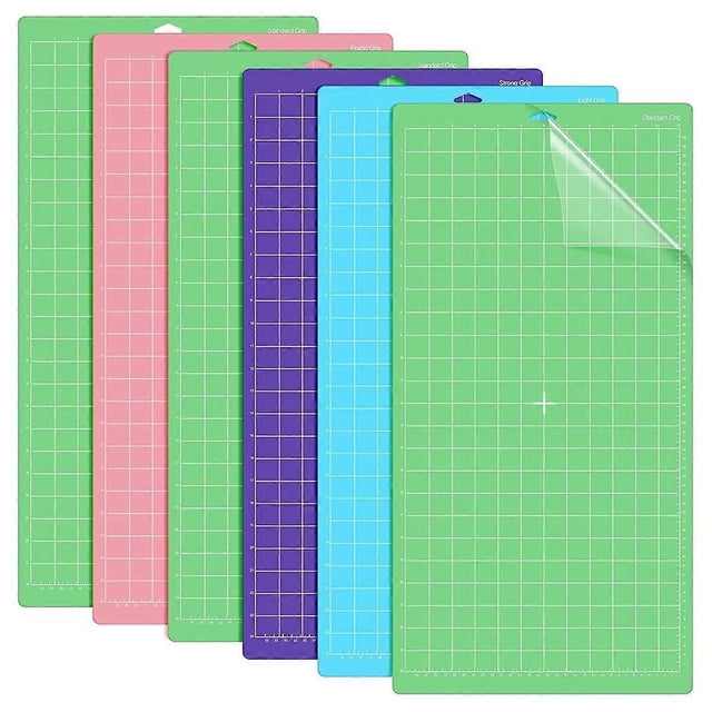 6 Pack Cutting Mat 12 X 24 Inch, Cutting Mats for Craft, Standard, Strong, Adhesive Cut Mat Replacement