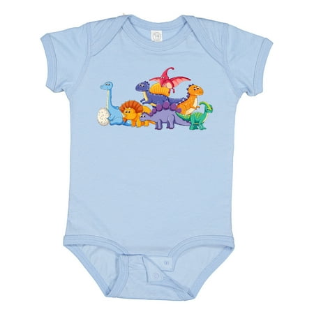 

Inktastic Cute Dinosaurs Gift Baby Boy or Baby Girl Bodysuit