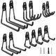 thumbnail image 1 of Ganchos para Pared, 12 Piezas Ganchos de Garaje, Soporte para Bicicleta Pared, Kit Organizador de Garaje con Tornillos, Ganchos de Almacenamiento para Garage de Resistentes, para Herramientas, 1 of 4