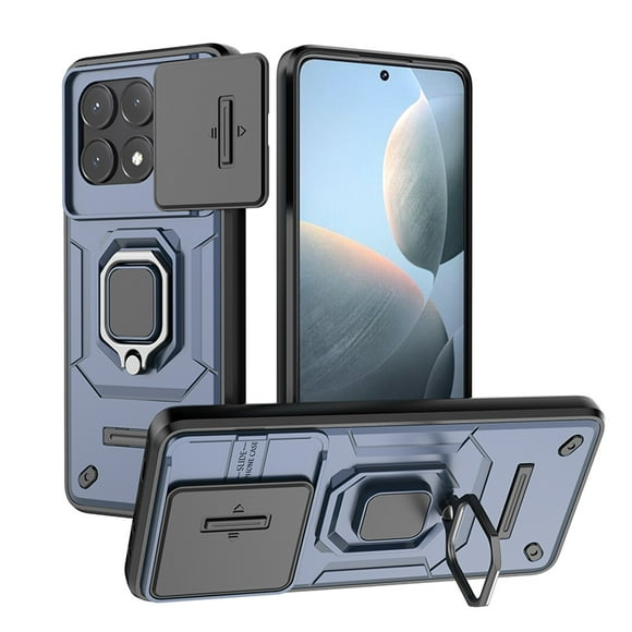 Funda de teléfono para Xiaomi Poco X6 Pro 5G Battle Bear Case + Cristal 9D