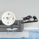 thumbnail image 2 of Reloj de pared moderno con números grandes y movimiento silencioso con figura de toro, escultura de oso y Feng Shui para decoración del hogar y l, 2 of 8