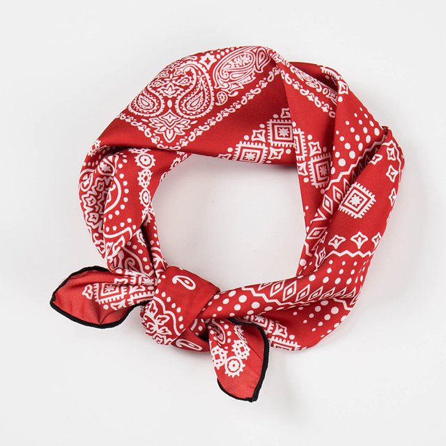 Bandana Mignon pour Femmes Fruits Imprimé Foulard Carrée Bandeau Accessoires d'Été
