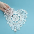 thumbnail image 3 of 6pc Heart-Shaped Ecru Doilies (8") - for Valentine's Day - Factory Direct Craft, 3 of 5