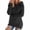 Black, variant on Women's Fleece Sweaters Soft Long Sleeve Knit Tops Hoodies Fall Winter Pullover Hooded Sweater for Women