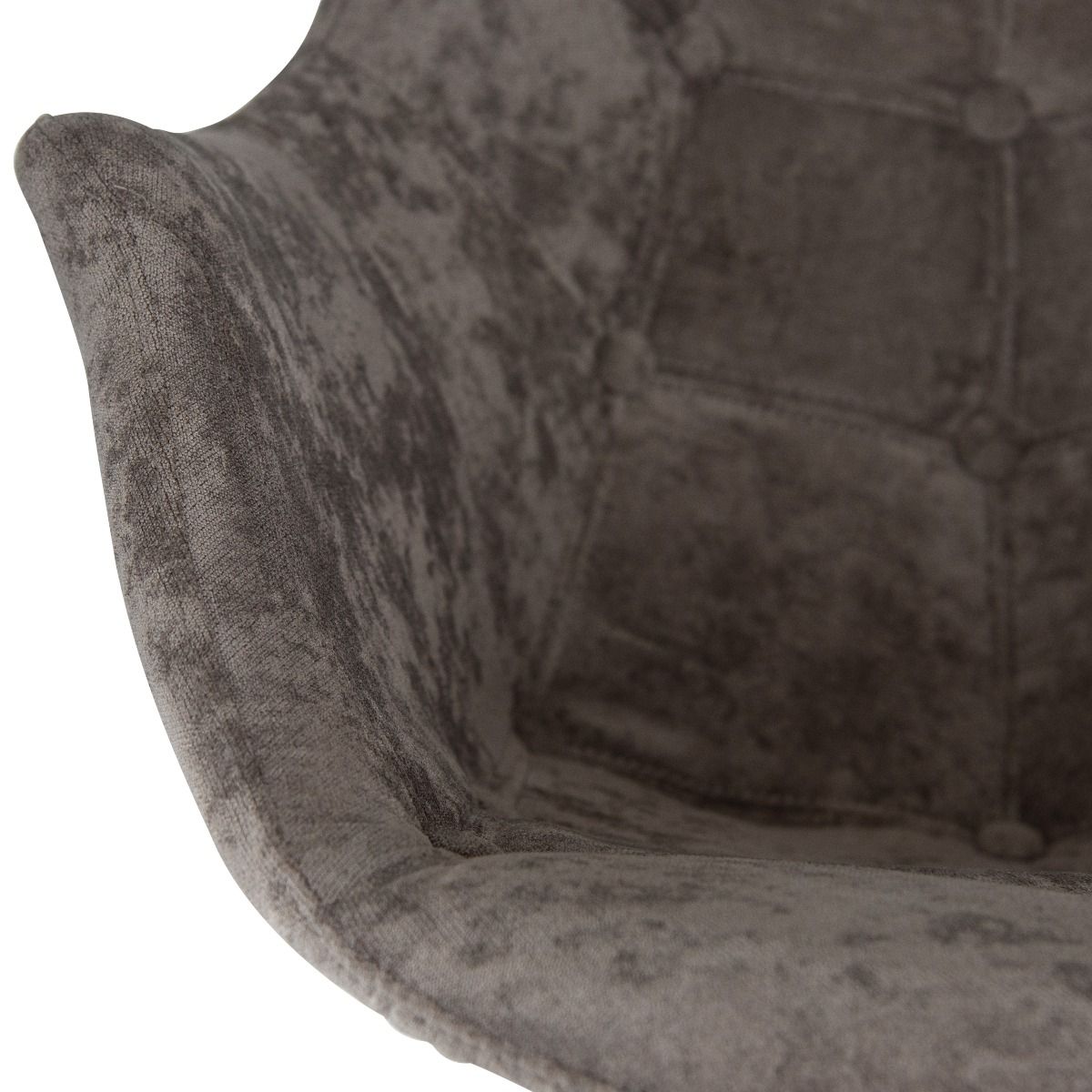 Modern Upholstered Rocking Chair – Small Accent Chair for Nursery, Kids, or Living Room | Cedar Brown Glider with Curved Back & Wood Rocker Legs