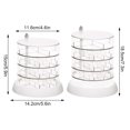 thumbnail image 3 of fastboy Transparent Earring Organizer Store And Display Earrings In Style Smooth Rotation For One Second 5 Floors, 3 of 6