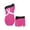 Hot Pink, variant on inhzoy Kids Girls 2Pcs Dance Leotard Outfits Ballet Gymnastic Leotard and Shorts Set Blue&Black 14