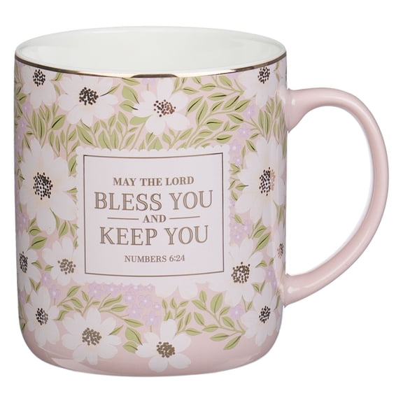Christian Art Gifts Inspirational Scripture Ceramic Coffee & Tea Mug for Women: Lord Bless You & Keep You Encour, (Hardcover)
