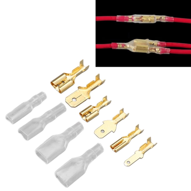 Conector A Tope De Alambre De Latón, Kit Surtido De Terminales De Cable Fácil De Conectar Procesamiento Fino Con Caja De Almacenamiento Para Mantenimiento Eléctrico