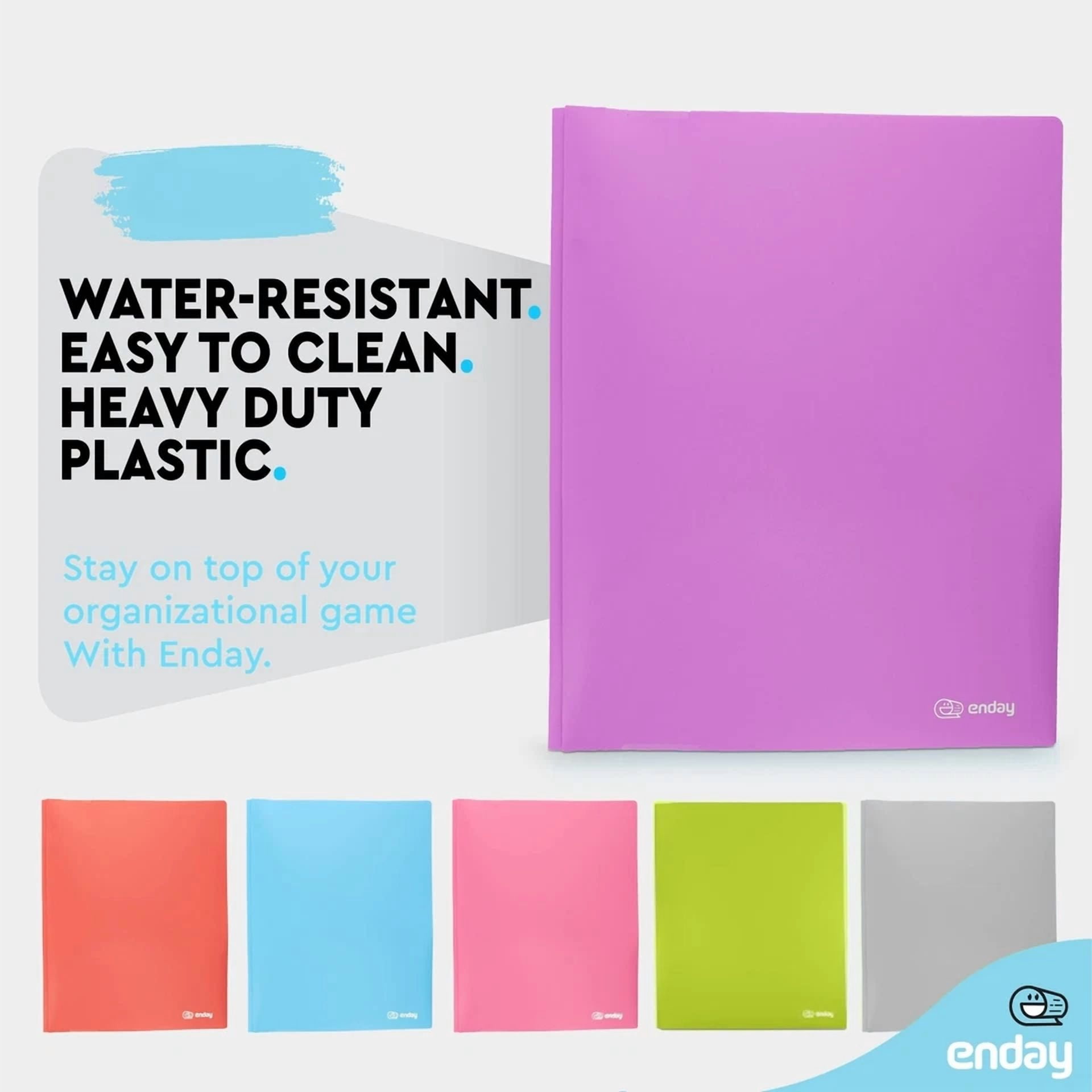 Plastic Folders With Pockets And Prongs Purple - Two Pocket Folder With Brads...