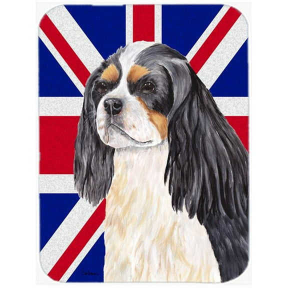 Carolines Treasures  Cavalier Spaniel With English Union Jack British Flag Mouse Pad