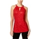 thumbnail image 2 of INC Blusa de lentejuelas para mujer, rojo, mediano I-N-C Pull-over, 2 of 2