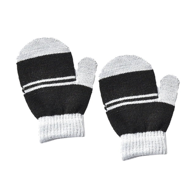 Qarigey 1 par de manoplas para niños pequeños Accesorio de ropa simple Cubiertas de dedos Manos de invierno Cubierta de calentamiento Type3 NO3