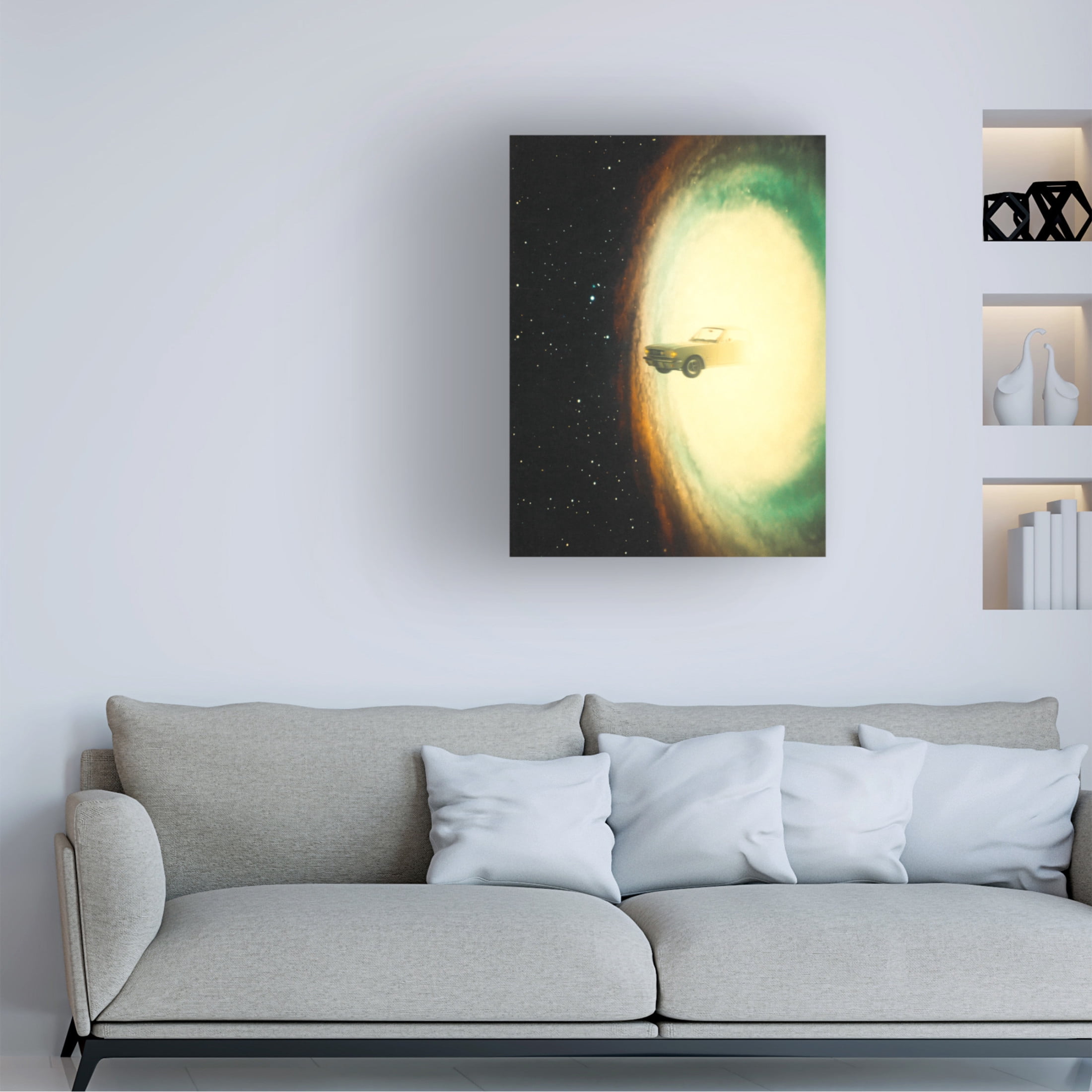 Trademark Fine Art Taudalpoi  Coming In Hot Canvas Wall Art