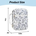 thumbnail image 5 of Bible Cover Case for Women,Large Bible Tote Bags Organizer Quilted Carrying Case with Durable Handle ,Bible Study Supplies Accessories Christian Gifts for Women, 5 of 5