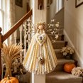 thumbnail image 6 of Luckky Angel Fabric Hanging DIY Kit,HandmadeAngel Ornament Craft Kit,Precut Fabrics & Buttons to Create Layered Wings,Christmas Tree Angel Doll for Rustic Farmhouse Christmas Home Decor, 6 of 8
