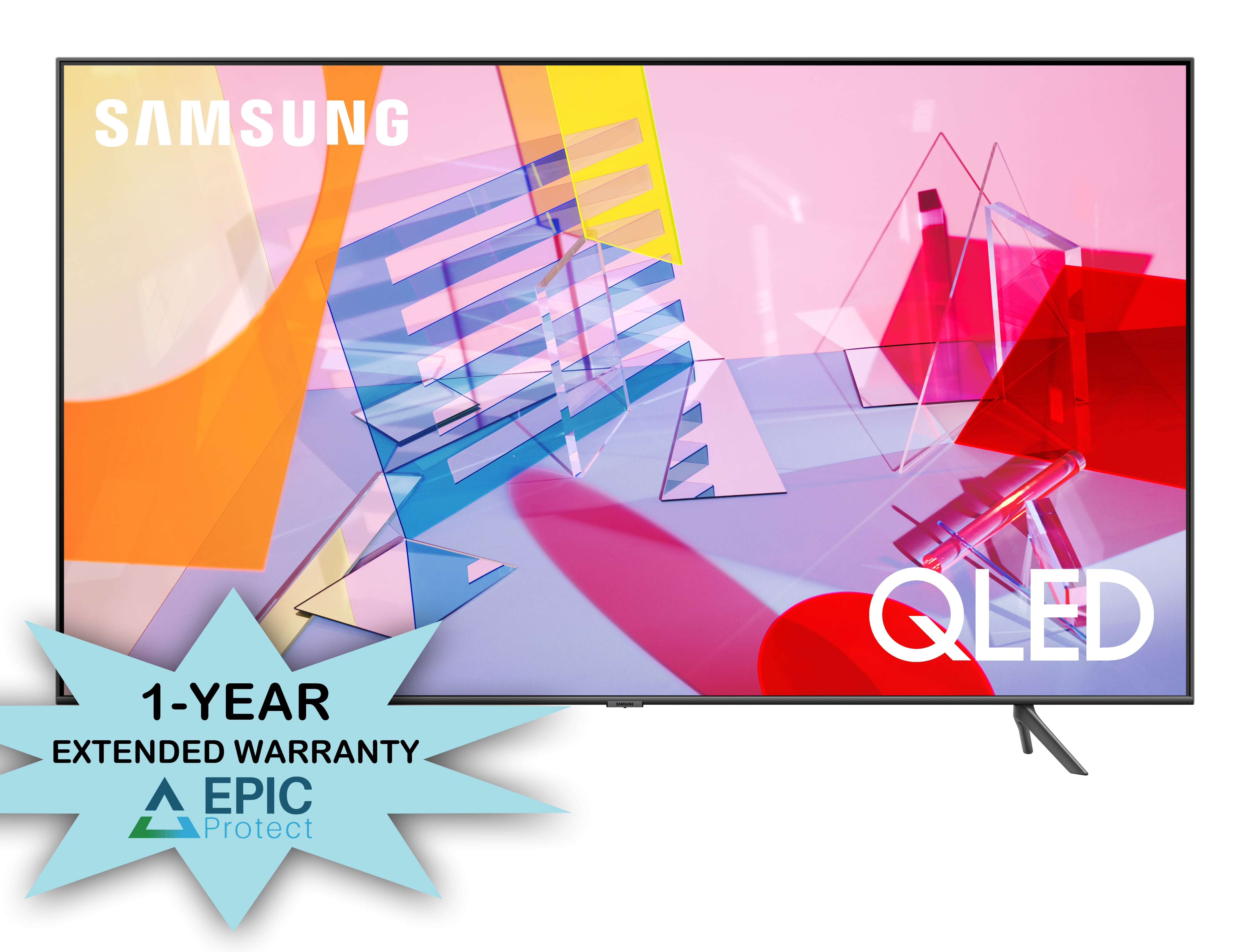 Samsung QN65Q60TA 65" Ultra High Definition 4K Quantum HDR Smart QLED TV with a 1 Year Extended Warranty (2020)