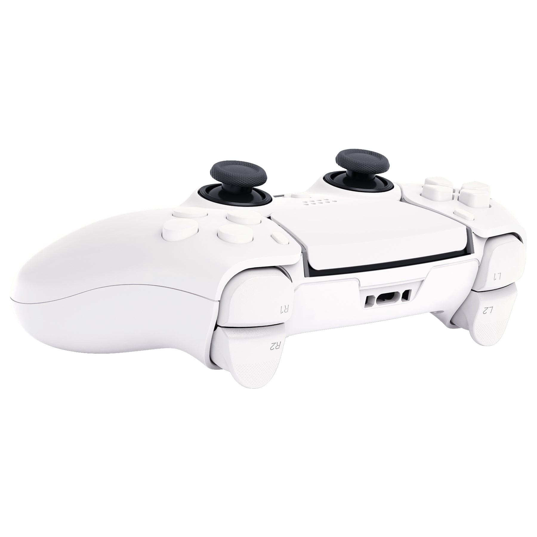 Soft White ModdedZone Custom Modded Edge Controller for PS5 & PC With Mobile App Controlled Smart Anti-Recoil and Rapid Fire Mods