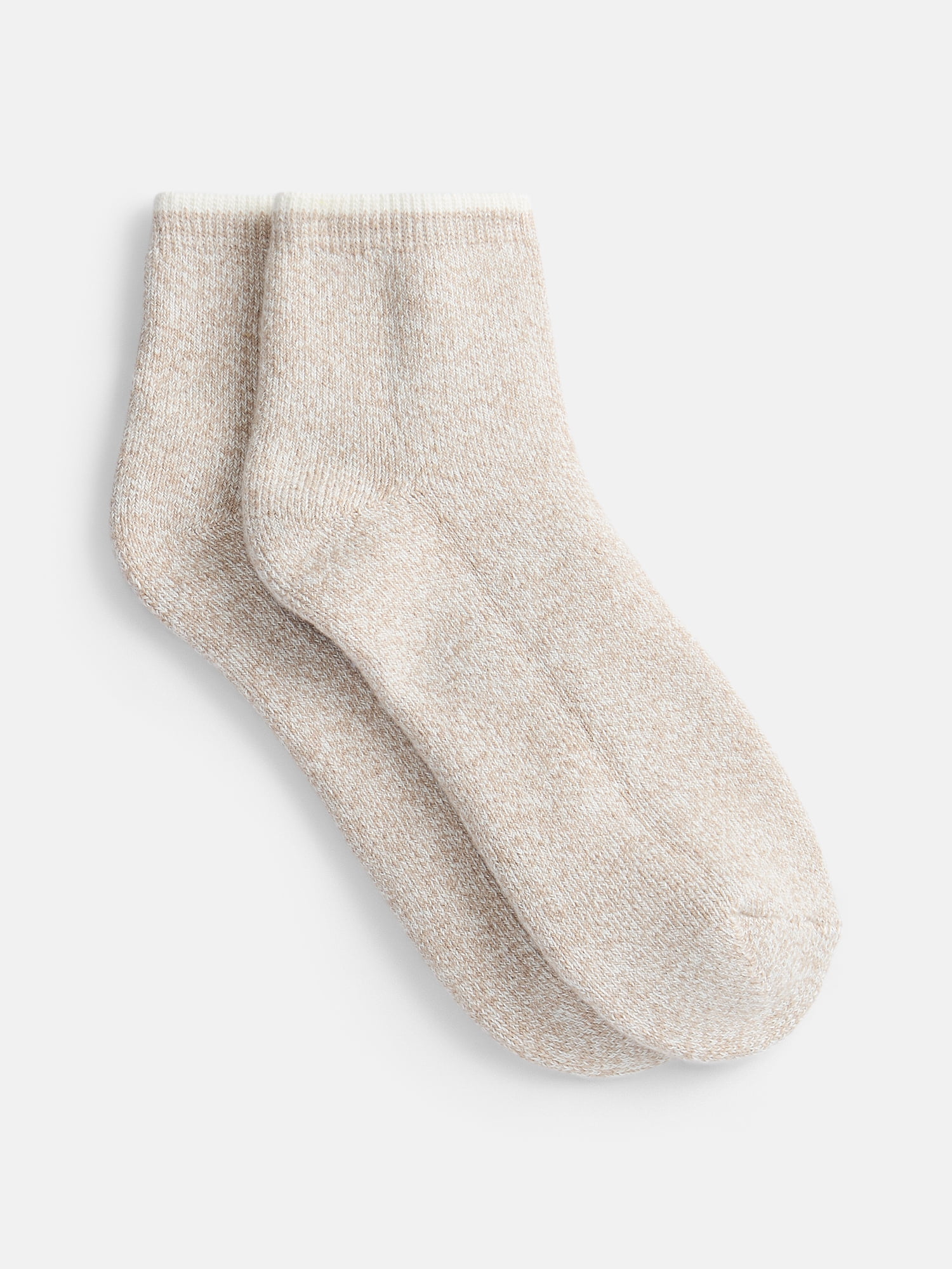 Joyspun Women's Comfort Full Terry Ankle Socks, 3-Pack, Size 4-10