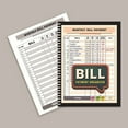 thumbnail image 5 of Monthly Bill Payment Checklist: Bill Tracker Notebook, 4-Year Bill Book, Bill Payment Tracker Monthly Organizer, Income and Expense Tracker, Debt Payoff Log, and Savings Goals, 11.2" x 8.3", Brown, 5 of 7