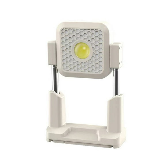 Solar Work Light Outdoor Tent Light Portable Portable USB Rechargeable Floodlight Camping Light Height Adjustable Multiple Lighting Modes (Bright Light/Low Light/Warm Light/Red Light Burst)
