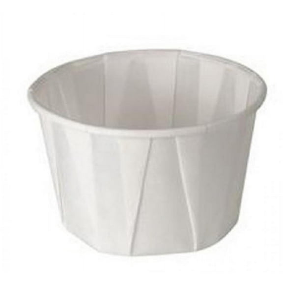 Solo Medicine Cup, Paper, 2 oz., White, 5000 Count