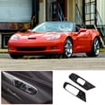 thumbnail image 5 of TINKI Soft Carbon Fiber Window Lift Switch Trim Cover Fit for Chevrolet Corvette Z06 Z51 C8 2020-2023, Window Lift Switch Panel Decoration Frame Trim Sticker,for Coupe, 5 of 7