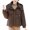 Coffee, variant on Cilsoka Womens Fleece Jacket Full Zip Casual Coats for Women Trendy Jackets Long Sleeve Casual Loose Outerwear with Pockets My Orders past Orders