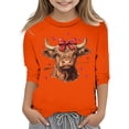 thumbnail image 1 of T-shirt Cœur pour Tout-Petits Mode Filles avec Manches Courtes pour la Saint-Valentin, 1 of 4