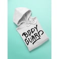 thumbnail image 3 of Bodyguard Hoodie Men - Men Hoodie, White, 3XL, 3 of 4
