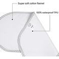 thumbnail image 3 of 6 large-sized waterproof diaper pads, with a thickened design, measuring 24 inches by 12 inches. They are washable and reusable. Made of pure cotton flannel, these diaper changing pads are leak-proof, 3 of 6