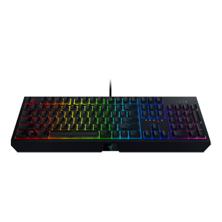 Razer - BlackWidow Wired Gaming Mechanical Green Switch Keyboard with RGB Chroma Backlighting - Black