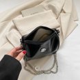 thumbnail image 2 of Bolsa De Hombro Bolsos cruzados para mujer, bolso de mensajero con cadena a la moda, monederos de axila para mujer de cuero PU, 2 of 7