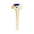 thumbnail image 3 of Angara Natural 1.45 Ct. Tanzanite Solitaire Ring in 14K Yellow Gold for Women (Ring Size: 12), 3 of 9