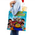 thumbnail image 4 of Bob the Train Bolso de tela con estampado de lienzo para mujer, bolsa de compras reutilizable y estética, con cremallera interior, regalo para mujer,40*45cm., 4 of 6