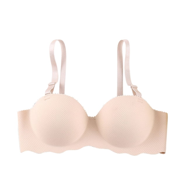 Timegard Womens Push up Bras Seamless Full Support Wirefree Adjustable Strap Comfortable Everyday Bra