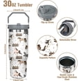thumbnail image 3 of 30 oz Horse Tumbler With Handle and Straw, 30oz Horse Flip Straw Tumbler Insulated Coffee Travel Mugs Cup Water Bottle Horse Gifts for Horse Lovers Women Girls, 3 of 6