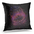 thumbnail image 1 of BOSDECO Abstract Exotic Flower with Blue Red and Golden Sparkling Drops Fantasy Fractal Composition Psychedelic Pillowcase Pillow Cover Cushion Case 20x20 inch, 1 of 1