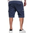 thumbnail image 5 of HKYNLAG Men's Cargo Shorts 2026 Casual Classic Drawstring Elastic Waist Summer Hiking Work Short with 6 Pockets Dark Blue XL, 5 of 5