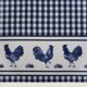thumbnail image 2 of Juego de cenefa y par de cortinas para ventana de corral Ergode 58x36 Azul marino, 2 of 2