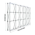 thumbnail image 2 of Flylapdo Tension Banner Stand Pop-up Fabric Banner Backdrop Frame Stand Backdrop Booth Displaying Stand Trade Show Exhibit Booth Frame for Concert Birthday Party sweetie, 2 of 9