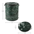 thumbnail image 6 of 29.5-Gallon Pop up Outdoor Garbage Can Set - Set of 2 Collapsible Trash Cans for Parties, Yard Waste, or Laundry - Camping Accessories, 6 of 6