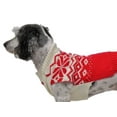 thumbnail image 2 of RWB Pet Classic Fair Isle Ugly Christmas Dog Sweater Red, 2 of 4