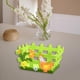 thumbnail image 4 of Canasta de Pascua,Cesta de Pascua Cesta verde Conejito Caza de huevos Juguetes,Lindo conejito de Pascua Conejo Cestas de almacenamiento grande,Bolsa de caza de huevos Niño Niña Niños bebé, 4 of 9
