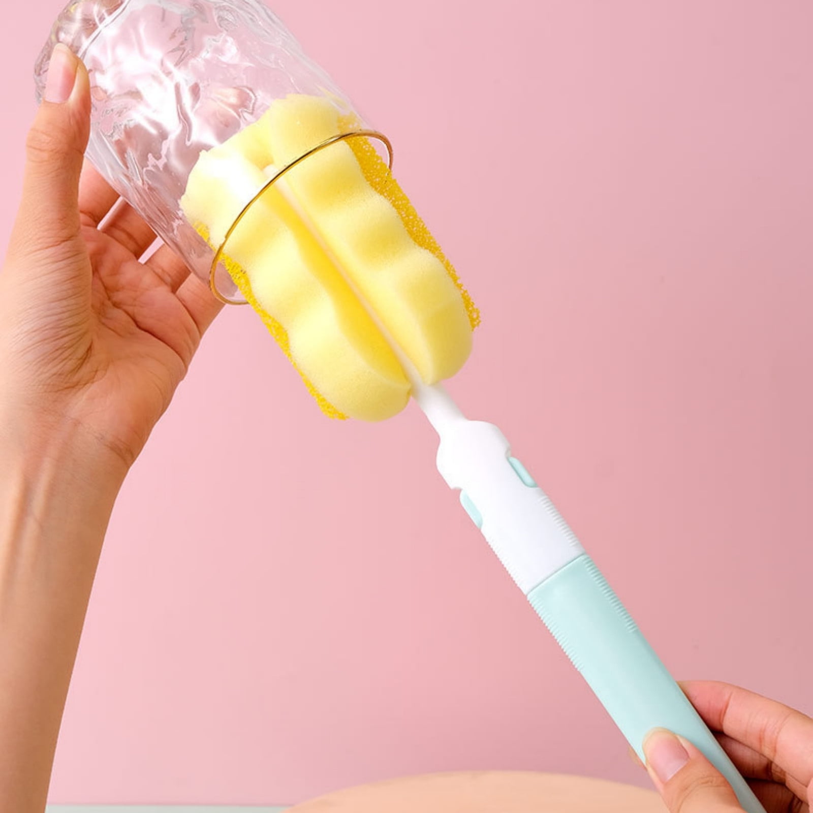 Wzzjkit Bottle Brushes Sponge Bottle Brush Soft and Easy to