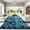 Peacock Blue, variant on Tuzlier 4x6 Black Area Rugs for Living Room, Tie Dye Soft Fluffy Bedside Rug for Bedroom Kids Room Home Decor