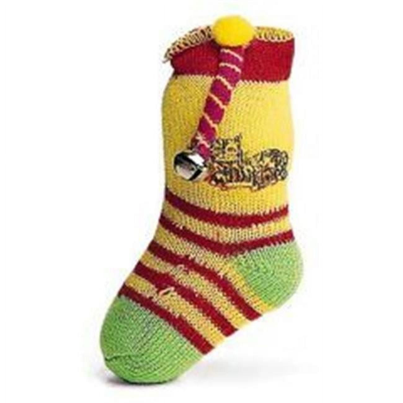 Spot Spotnips Yellow Sock with Catnip & Bell