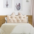 thumbnail image 4 of REK " Style Cat Ear Design Bedside Pillow Comfortable Backrest For Couch Sofa And Window Seat With Soft Large Cushion", 4 of 4