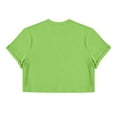 thumbnail image 5 of Evdexr Men's Boxy Cropped Cut T Shirts Short Sleeve Round Neck Tee Casual Basic Tops Green S, 5 of 5